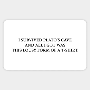 PLATO'S SHIRT Sticker